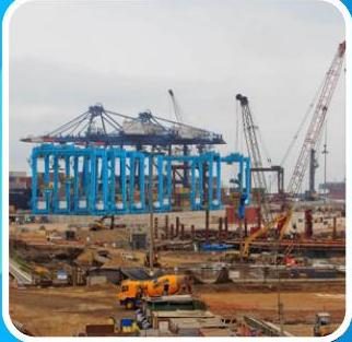 Construcción de terminales portuarios